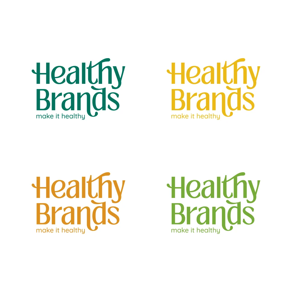 Healthy Brands Logo versions